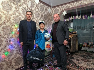 Навоийский пятиклассник написал письмо и получил подарок