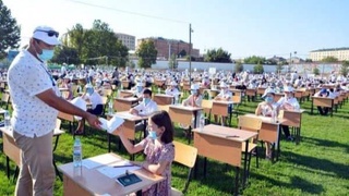 В Самарканде начались тестовые испытания в Президентскую школу