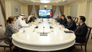 Сенатда Бағрикенглик ва тинчлик бўйича глобал кенгаш раиси билан учрашув бўлиб ўтди