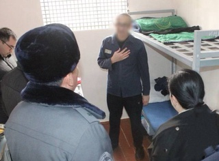 Омбудсман жазо муддатини ўтаётган маҳкум Даулетмурат Тажимуратов билан учрашди