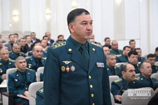 Xorazm viloyati ichki ishlar boshqarmasiga yangi boshliq tayinlandi