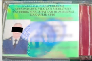 Сурхондарёда ҳакамлик суди ходими пора билан ушланди