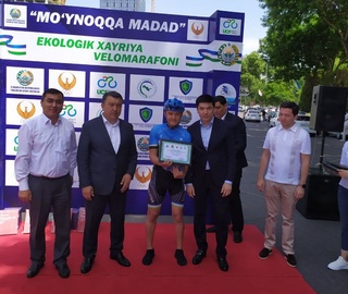 “Мўйноққа мадад” экологик хайрия веломарафони