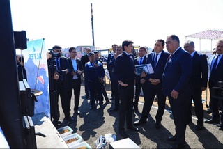 Бешариқ туманида Савдо-логистика марказига тамал тоши қўйилди