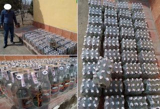 Қалбаки акциз маркали алкоголь маҳсулотларини сотаётган уддабурон фош этилди