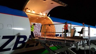 Fergana International Airport sends cargo to foreign countries