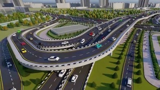 Сергелида 6 тасмали 3 та йўл ўтказгич ва автомобиль йўли қурилмоқда