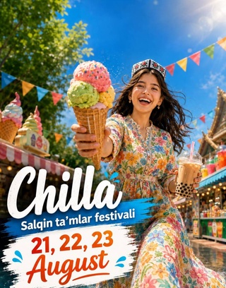 В Ташкенте пройдет фестиваль «Chilla salqin ta’mlar festivali»