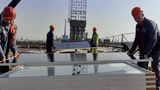 На Ферганской ТЭЦ началось строительство очередной солнечной фотоэлектростанции мощностью 1 МВт