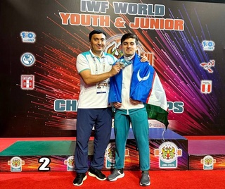 Uzbek weightlifter Diyorbek Ruzmetov won three medals at the World Championships in Peru