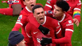 «Ливерпуль» обыграл «Фулхэм» и подвинул «Сити» со второго места в АПЛ