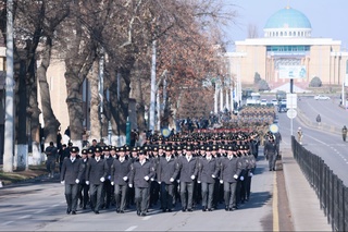 Ташкентте әскери бөлімдердің парады өтті