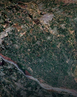 Спутник «Samarkand-2028» передал первый космический снимок Самарканда