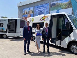 Нижегородская область передала Бухаре детский мобильный технопарк «Кванториум»