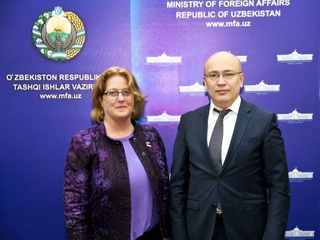 Фурқат Сидиков USAID-тың Өзбекстандағы миссиясының басшысымен кездесті
