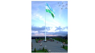 В Карши установят самый высокий Государственный флаг в Кашкадарьинской области