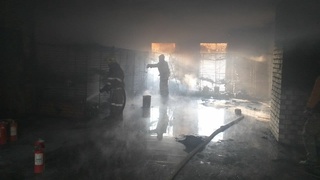 Пожар в Tashkent city