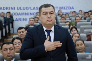 Қизириқ туманига янги ҳоким тайинланди