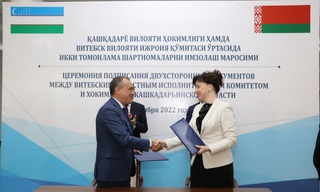 Qashqadaryo va Vitebsk korxonalari 3 million dollarlik shartnomalar imzoladi