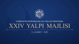 Об открытии двадцать четвертого пленарного заседания Сената Олий Мажлиса Республики Узбекистан