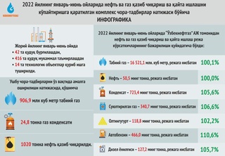Биыл қосымша 906,9 миллион текше метр табиғи газ, 24,8 тонна конденсат және 1020 тонна мұнай өндірілді