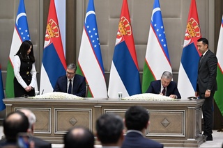 Президентҳои Ӯзбекистон ва Сербия Эъломияи муштаракро имзо карданд