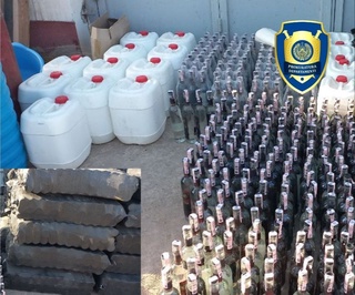 Қўлбола усулда тайёрланган алкоголь  муҳсулотларининг муомалага киритилишининг олди олинди