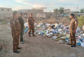 В Каракалпакстане продолжаются усиленные рейдовые мероприятия по борьбе с незаконным выбросом отходов