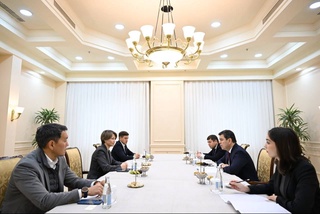 Шерзод Асадов встретился с генеральным директором холдинга «Alash Media Group» Зауре Казибаевой