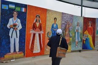 В городе Бабур проходит «Фестиваль художников»