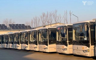 В Кашкадарьинскую область доставлены 26 современных автобусов