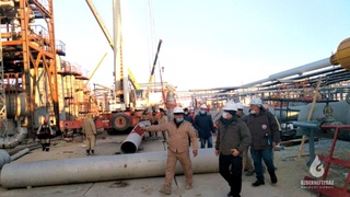 Газли газни қайта ишлаш заводидаги инвестицион лойиҳа ҳолати ўрганилди