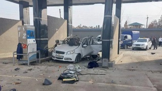 Qashqadaryodagi “metan zapravka”da avtomobil portlab ketdi