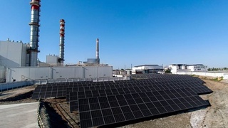 Тахиатош ИЭСда қуёш фотоэлектр станцияси ишга туширилди