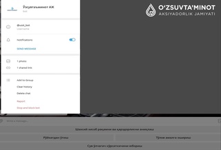 Suv hisobini uydan chiqmasdan bilish va to‘lov qilish mumkinligini bilasizmi?