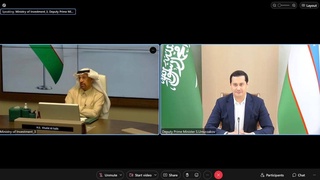 Саудия Арабистони инвестиция вазири Холид ал-Фалиҳ билан музокаралар бўлиб ўтди