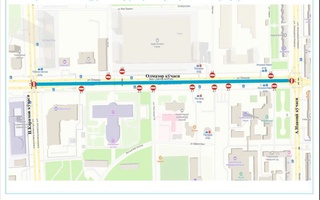 Ташкент орталығындағы Алмазор көшесі біраз уақытқа жабылады