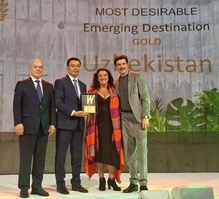 Ӯзбекистон ба ҷоизаи «Беҳтарин самти рушдёбанда» дар соҳаи сайёҳӣ сазовор гардид