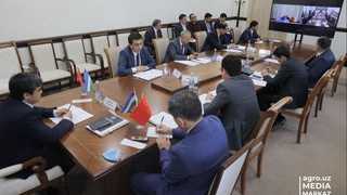 Қишлоқ хўжалиги вазирлигида Ўзбек-Хитой ҳамкорлигини ривожлантириш масалалари бўйича музокаралар бўлиб ўтди