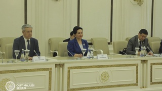 Ўзбекистон Олий Мажлиси Сенати Раиси Озарбайжон Миллий Межлиси Раиси билан учрашди