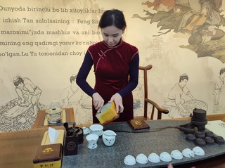 Xitoydagi buxorolik vatandoshimizning izdoshlari Toshkentda koʻrgazma ochishdi