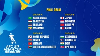 Ўзбекистон U-17 терма жамоасининг рақиблари ва ўйин саналари маълум бўлди