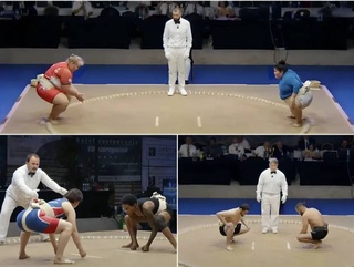 Uzbekistan won a medal for the first time at the World Sumo Championship