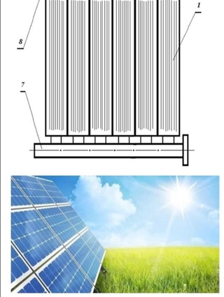 Қуёш коллекторининг иссиқлик қабул қилувчи ясси панели патентланди