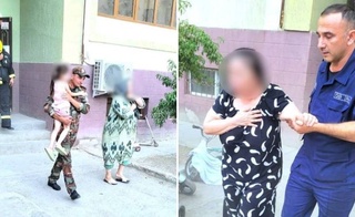 В Бухаре при пожаре в многоэтажном доме спасены девять человек