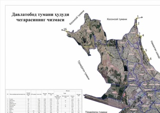 Давлатобод туманининг ҳудудий чегараси эълон қилинди