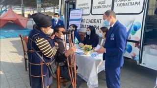 Мобильді байланыс барысында мүмкіндігі шектеулі азаматтарға мемлекеттік қызметтер көрсетілді