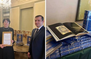 В Москве в дар Государственной Третьяковской галерее переданы книги-альбомы «Культурное наследие Узбекистана в сборниках мира»