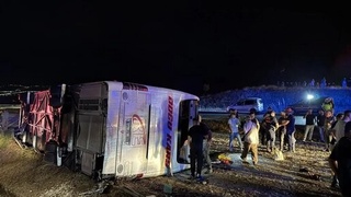 В ДТП с автобусом в Турции пострадали 40 человек