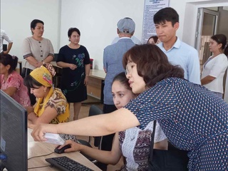 KOICA өкілдері Мирзаабад ауданында болды